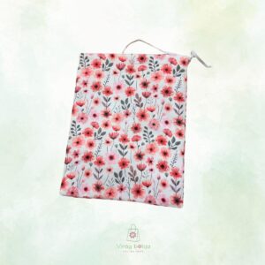 Virág Boltja - egyedi, kézzel varrt textilek - kenyereszsák, kenyérzsák - virágos mintás